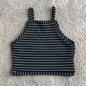SABOSKIRT STRIPED CROP TOP SIZE XS
